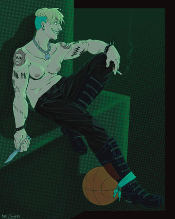 Fanart of Chase from Midnight Furies.